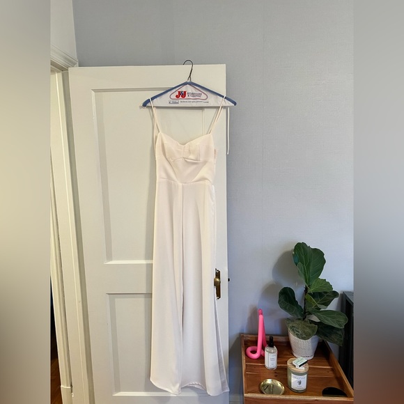 AMANDA UPRICHARD Champagne Jumpsuit size M - Picture 6 of 11